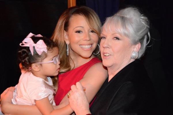 Mariah Carey with her mother Patricia