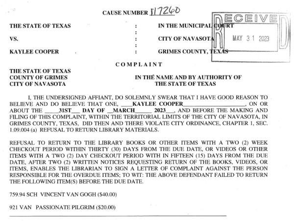 Court docu<em></em>ments obtained by Fox News Digital show that the combined value of the two books was $60, but Morgan was slapped with a bill of $569.50 – mostly fines and court fees. She was also charged with a city ordinance violation.